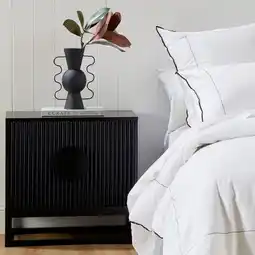 Pillow Talk Dutton Black Bedside Table by M.U.S.E offer