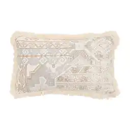 Pillow Talk Calais Jacquard Oblong Reversible Cushion by M.U.S.E offer