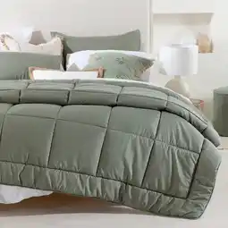 Pillow Talk Snoozi Cube Green Comforter Set by Essentials offer