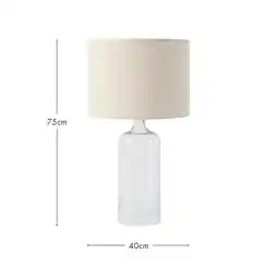 Pillow Talk Rafferty Glass Table Lamp by Amalfi offer