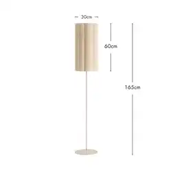 Pillow Talk Talstone Linen Floor Lamp by M.U.S.E offer