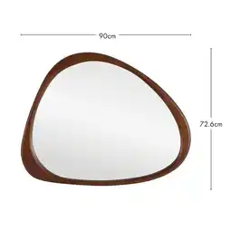 Pillow Talk Pebble Dark Brown Mirror by M.U.S.E offer