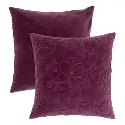 Pillow Talk European Cotton Velvet Pillowcase by M.U.S.E offer