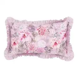 Pillow Talk Averill Ruffle Oblong Bedroom Cushion by M.U.S.E offer