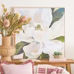 Pillow Talk Brookfield Flower Framed Canvas Wall Art offer