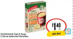 IGA Continental cup a soup offer