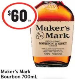 IGA Maker's Mark Bourbon offer