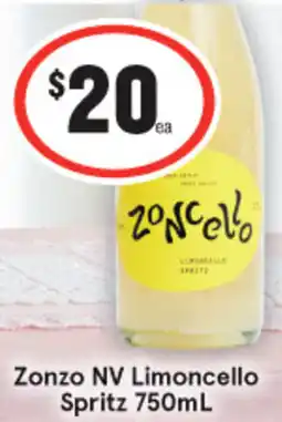 IGA Zonzo nv limoncello spritz offer