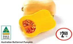 IGA Australian butternut pumpkin offer