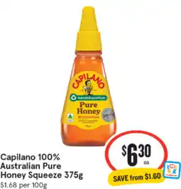 IGA Capilano 100% Australian Pure Honey Squeeze offer