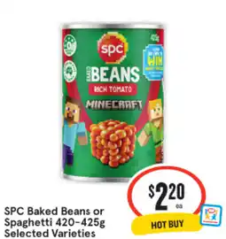 IGA SPC Baked Beans or Spaghetti offer