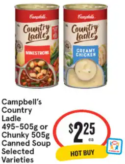 IGA Campbell's Country Ladle or Chunky Canned Soup offer
