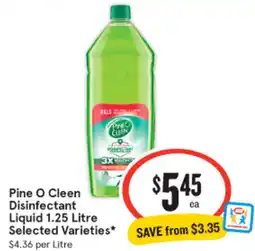 IGA Pine O Cleen Disinfectant Liquid offer