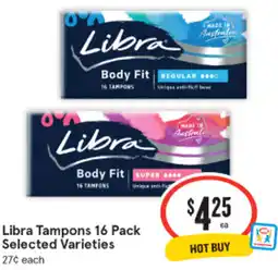 IGA Libra Tampons offer