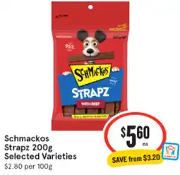IGA Schmackos Strapz offer