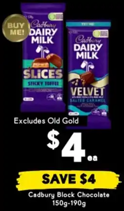 Drakes Cadbury Block Chocolate offer