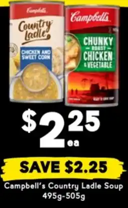 Drakes Campbell's Country Ladle Soup offer