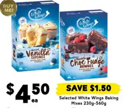 Drakes Selected White Wings Baking Mixes offer