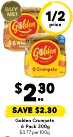 Drakes Golden Crumpet offer