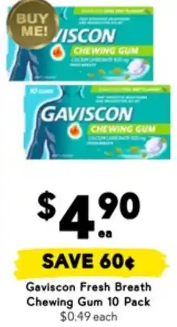 Drakes Gaviscon Fresh Breath Chewing Gum offer