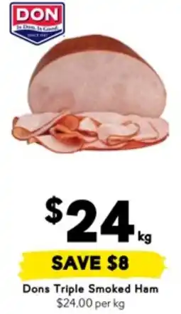 Drakes Dons Triple Smoked Ham offer