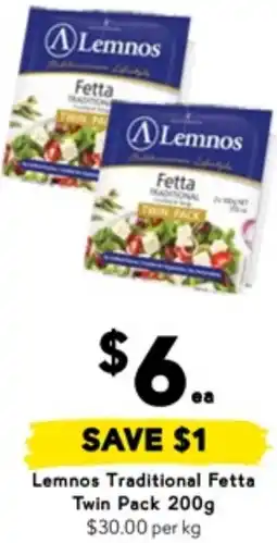 Drakes Lemnos Traditional Fetta Twin Pack offer