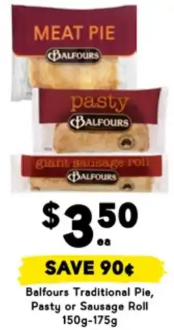 Drakes Balfours Traditional Pie, Pasty or Sausage Roll offer