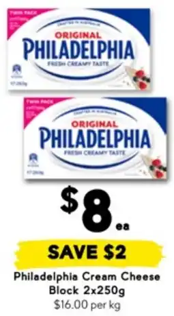Drakes Philadelphia Cream Cheese Block offer