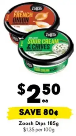 Drakes Zoosh Dips offer