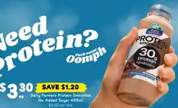 Drakes Dairy Farmers Protein Smoothie No Added Sugar offer