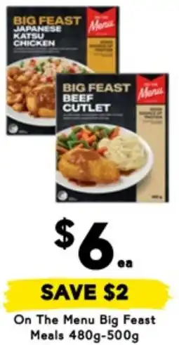Drakes On The Menu Big Feast Meals offer