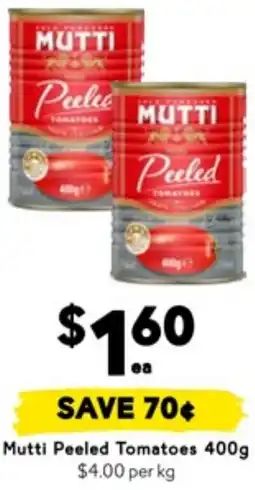 Drakes Mutti Peeled Tomatoes offer