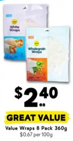 Drakes Value Wraps 8 Pack offer