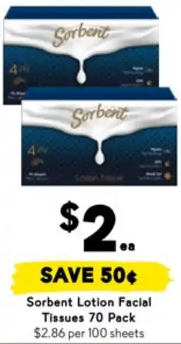 Drakes Sorbent Lotion Facial Tissues offer