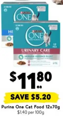 Drakes Purina One Cat Food offer