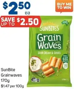 Foodland SunBite Grainwaves offer