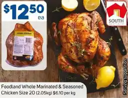 Foodland Foodland Whole Marinated & Seasoned Chicken offer