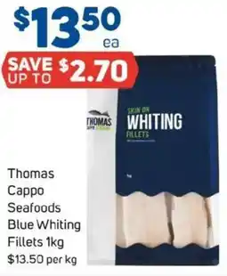 Foodland Thomas Cappo Seafoods Blue Whiting Fillets offer