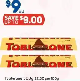 Foodland Toblerone offer