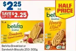 Foodland BelVita Breakfast or Sandwich Biscuits offer
