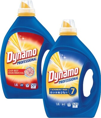 Coles Dynamo Professional Laundry Liquid 1.8 Litre offer