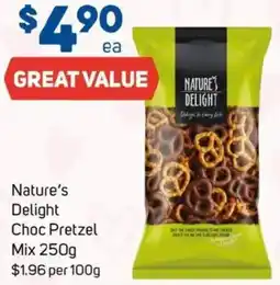 Foodland Nature's Delight Choc Pretzel Mix offer