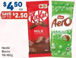 Foodland Nestlé Blocks 118-180g offer