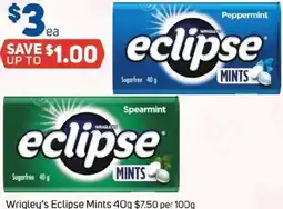 Foodland Wrigley's Eclipse Mints offer