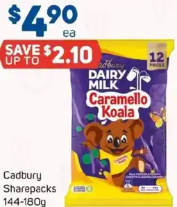 Foodland Cadbury Sharepacks offer