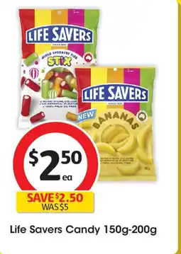 Coles Life Savers Candy offer