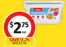 Coles Décor Vent & Seal Container offer