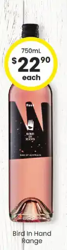The Bottle O Bird in hand offer
