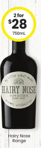 The Bottle O Hairy nose offer