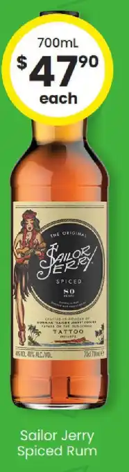 The Bottle O Sailor Jerry Spiced Rum offer